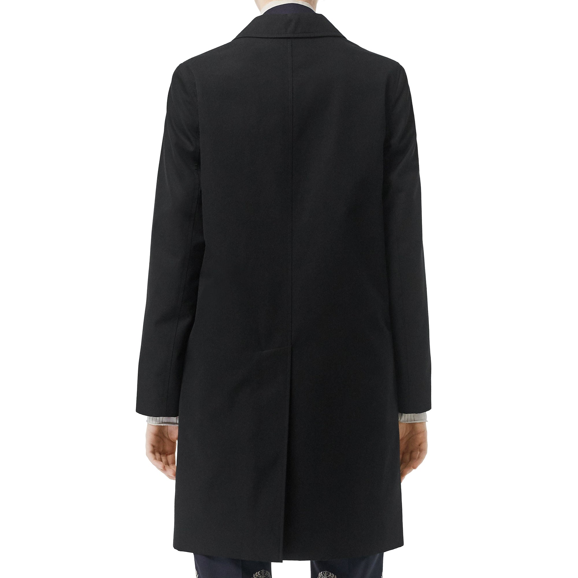 BLACK Blouse en gabardine de coton avec boutons pression