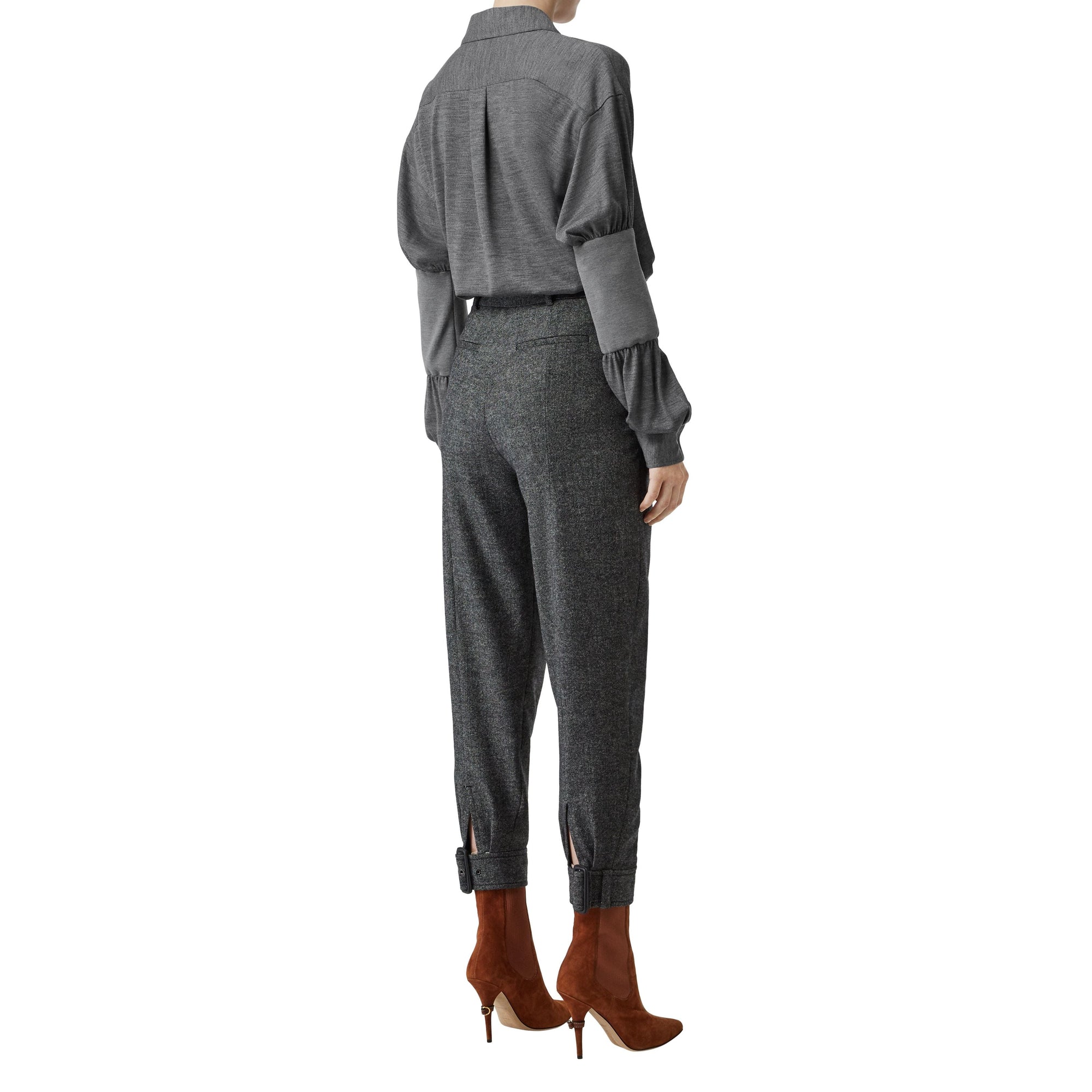 Chemise en laine avec manches à panneaux - Silex