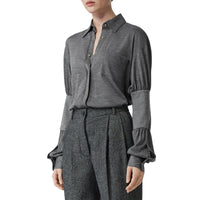 Chemise en laine avec manches à panneaux - Silex
