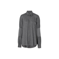 Chemise en laine avec manches à panneaux - Silex