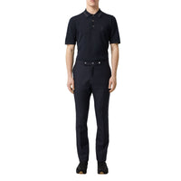 NAVY Polo en coton Monogram