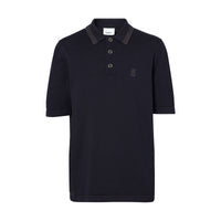 NAVY Polo en coton Monogram