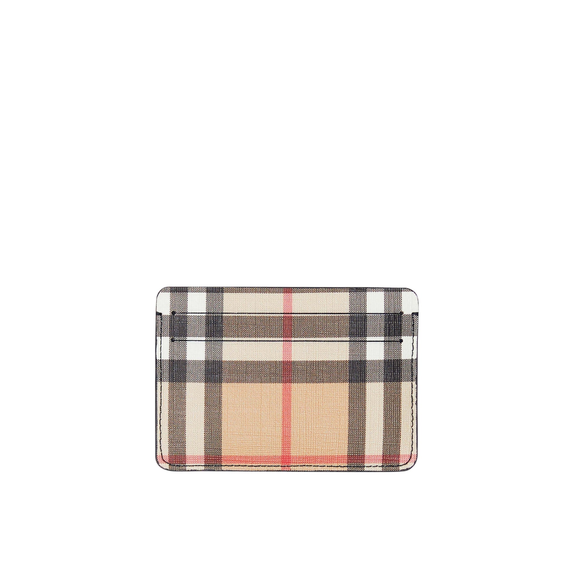 BLACK Porte-cartes en toile écologique Vintage check