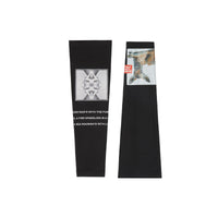 Manches en jersey extensible avec imprimé montage - Noir