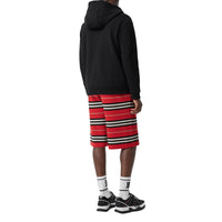 Haut à capuche en coton monogram - Noir