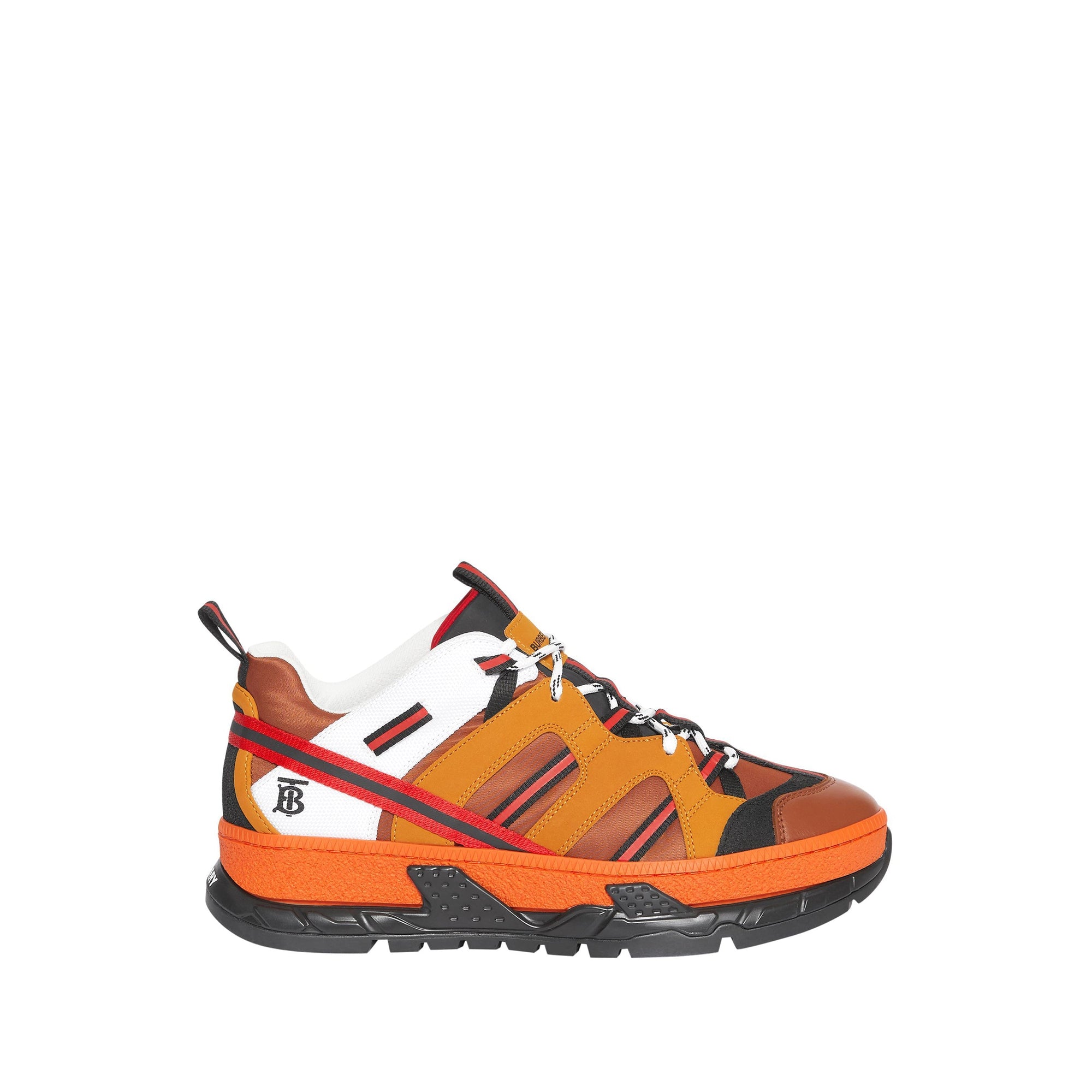 Sneakers union en nylon et nubuck - Orange