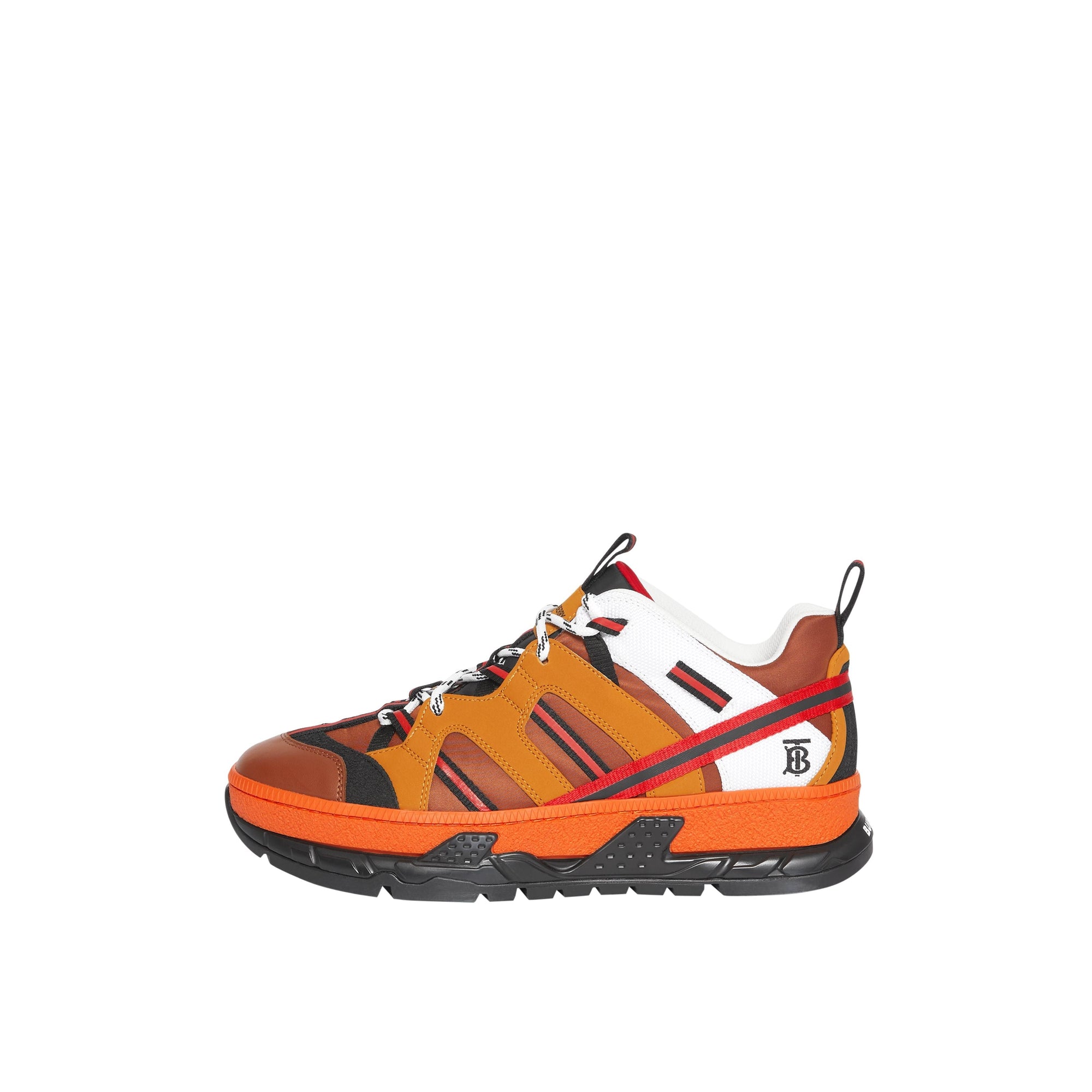 Sneakers union en nylon et nubuck - Orange