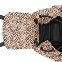 BEIGE Petit sac The Rucksack en nylon Monogram
