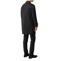 BLACK Paletot en coton technique mélangé avec logo