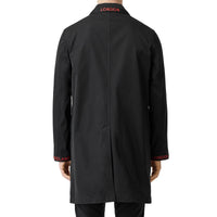BLACK Paletot en coton technique mélangé avec logo