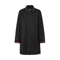 BLACK Paletot en coton technique mélangé avec logo