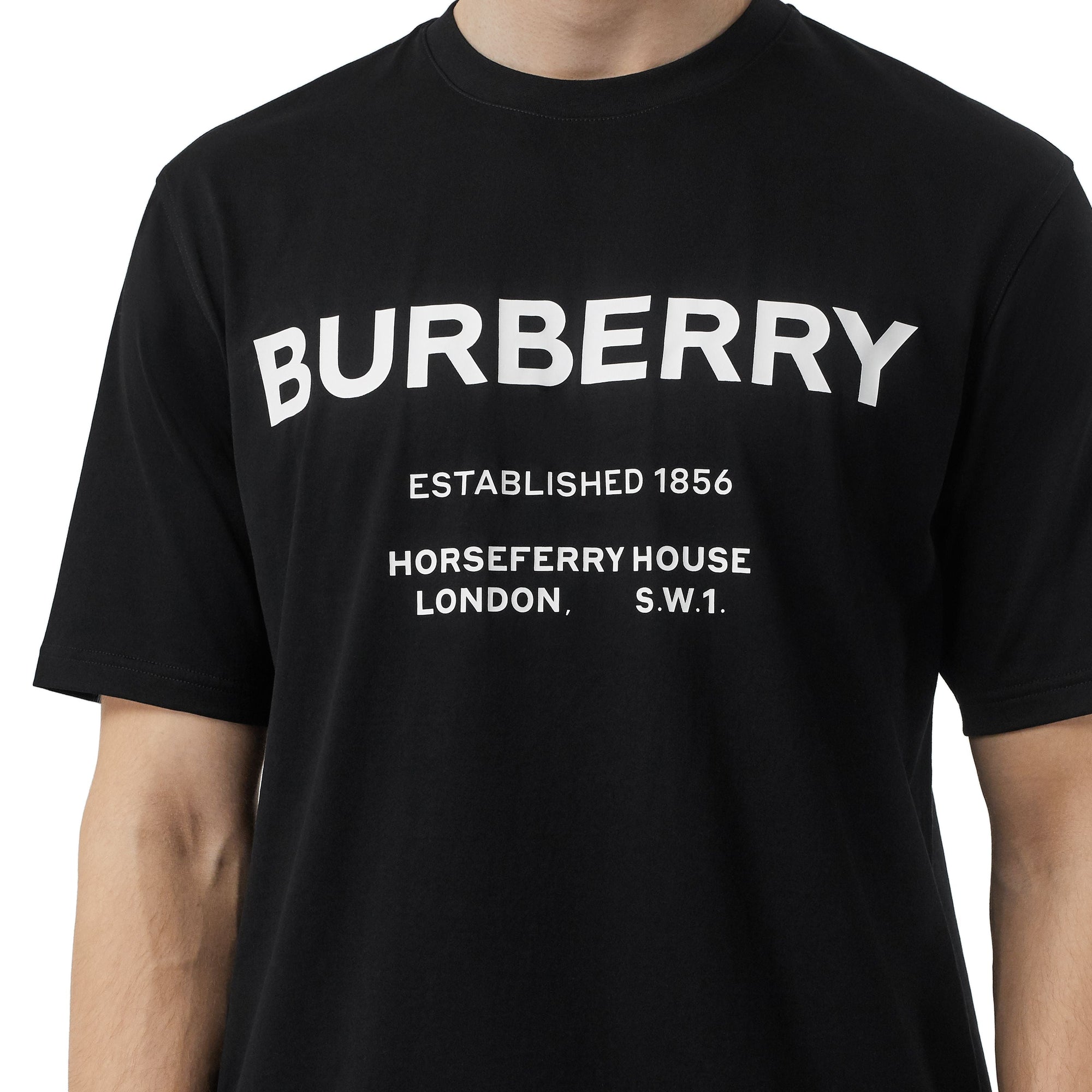 T-shirt en coton Horseferry - Noir