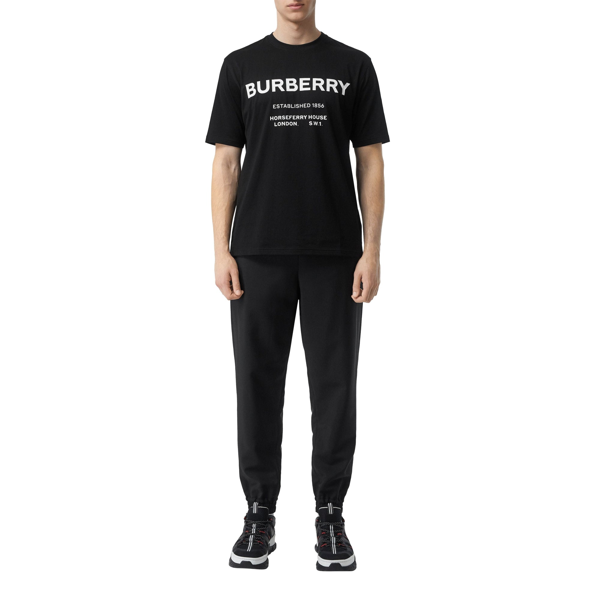 T-shirt en coton Horseferry - Noir