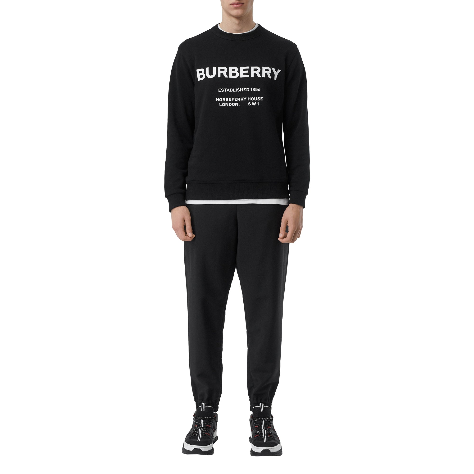 BLACK Sweat-shirt en coton Horseferry