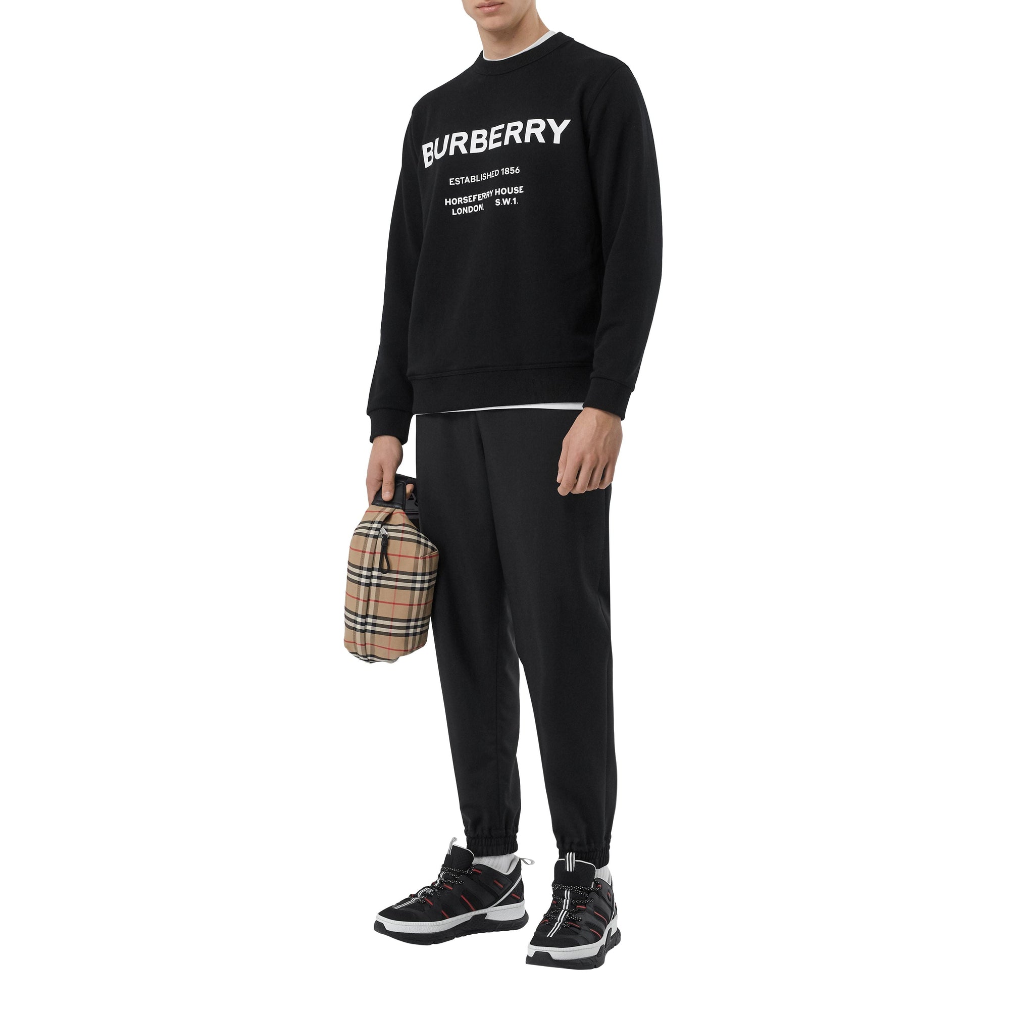 BLACK Sweat-shirt en coton Horseferry