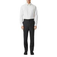 Chemise oxford classique en coton avec clous - Blanc