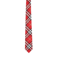 RED Cravate classique en soie Vintage check