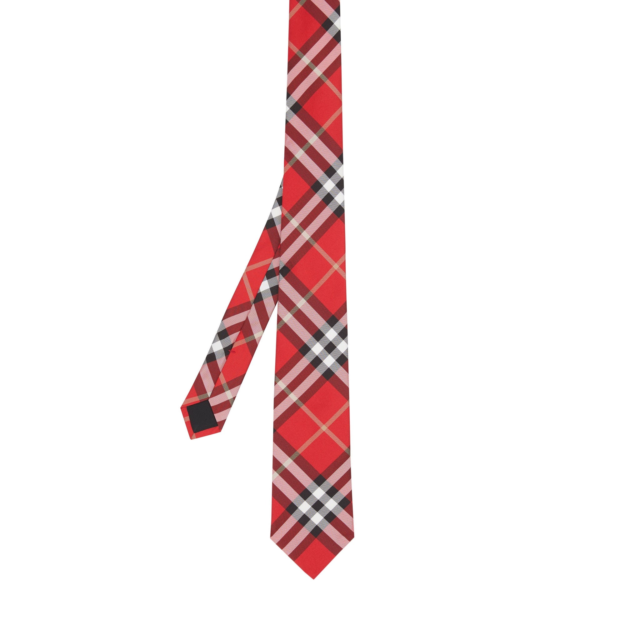 RED Cravate classique en soie Vintage check