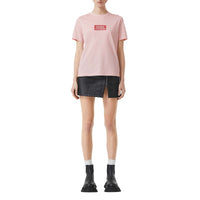 ALABASTER PINK T-shirt en coton à imprimé montage