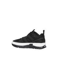 Sneakers union en mesh et nubuck - Noir