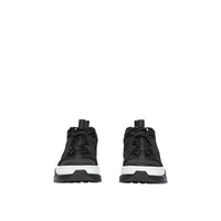 Sneakers union en mesh et nubuck - Noir