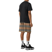 T-shirt oversize en coton Monogram - Noir