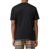 T-shirt oversize en coton Monogram - Noir