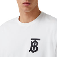 T-shirt oversize en coton Monogram - Blanc