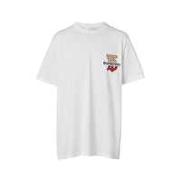 WHITE T-shirt oversize en coton Monogram