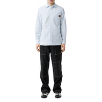 SKY BLUE Chemise Oxford en coton à logo