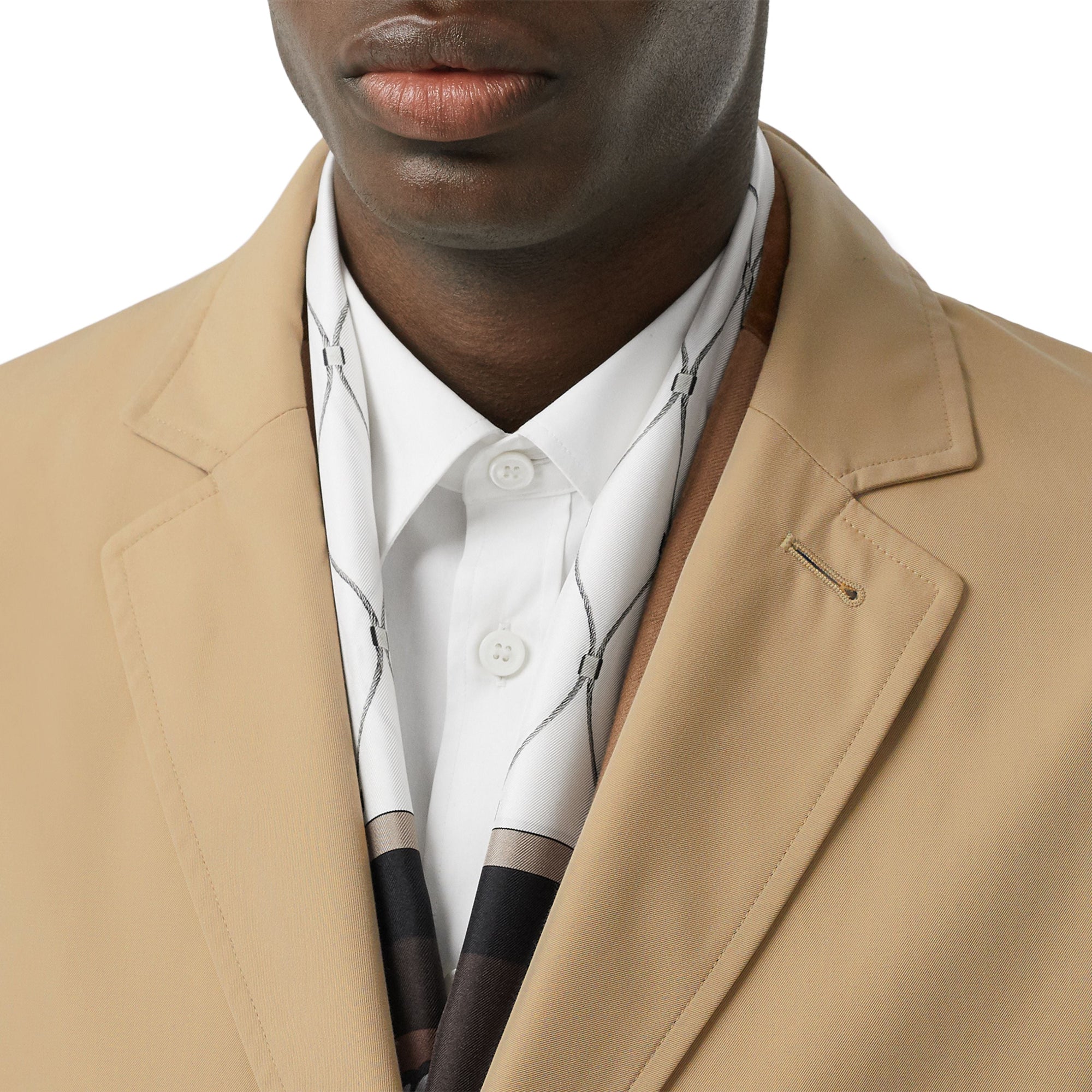 Blouse de laboratoire en gabardine de coton - Beige