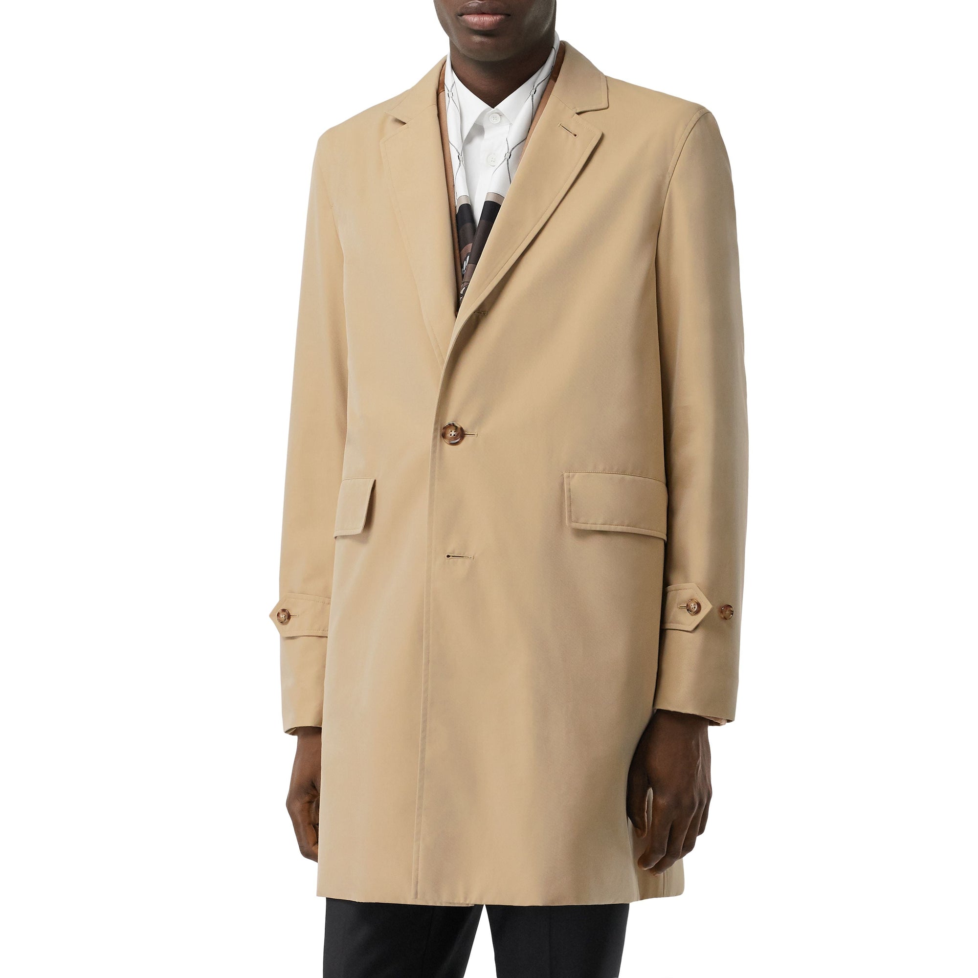 Blouse de laboratoire en gabardine de coton - Beige