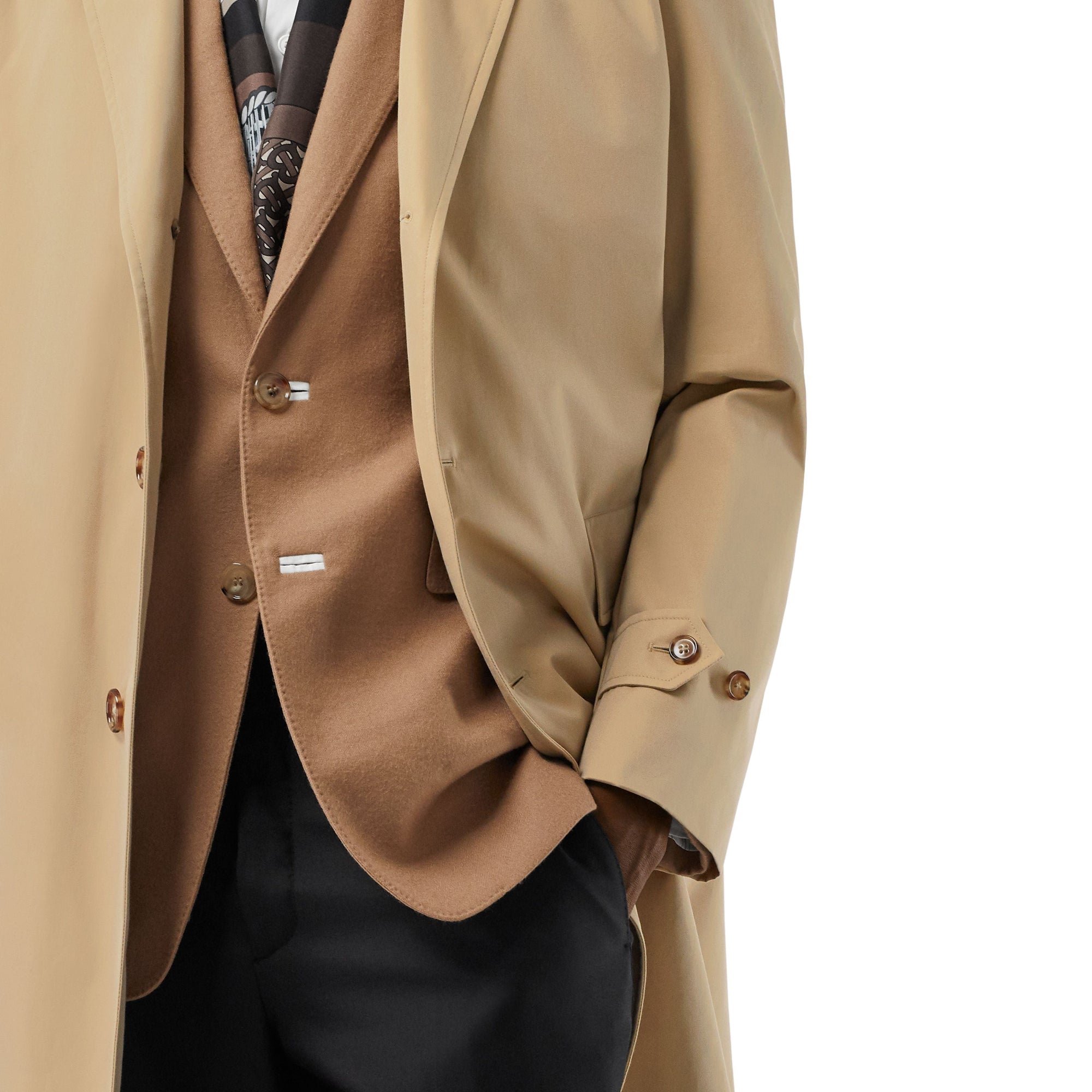 Blouse de laboratoire en gabardine de coton - Beige