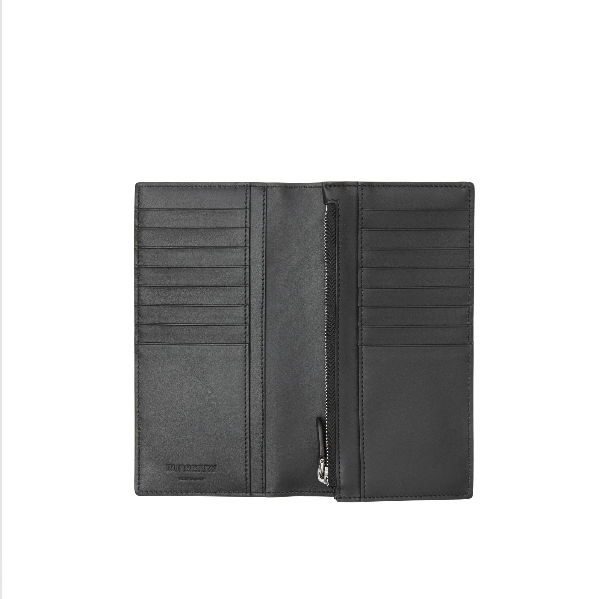 BLACK Portefeuille continental en cuir Monogram