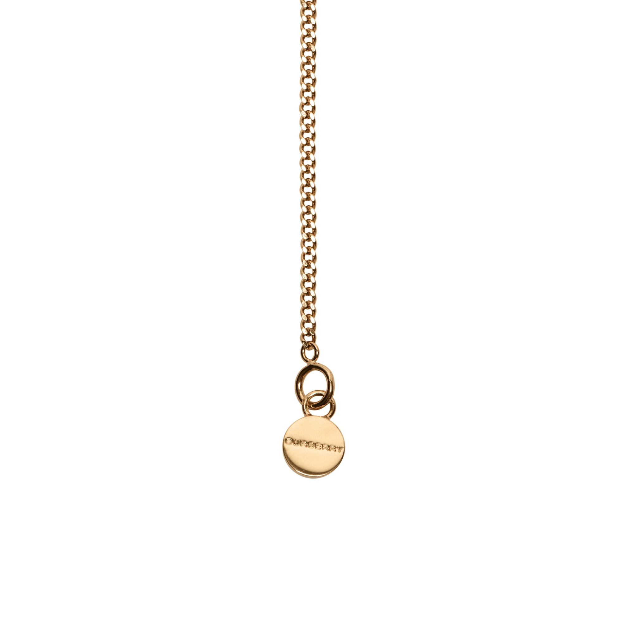 Collier en chaîne plaqué or - Or clair
