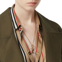 Collier en chaîne plaqué or - Or clair