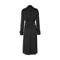 Trench en satin de soie - Noir