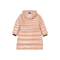 LAVENDER PINK Doudoune rembourrée à capuche avec rayures iconiques