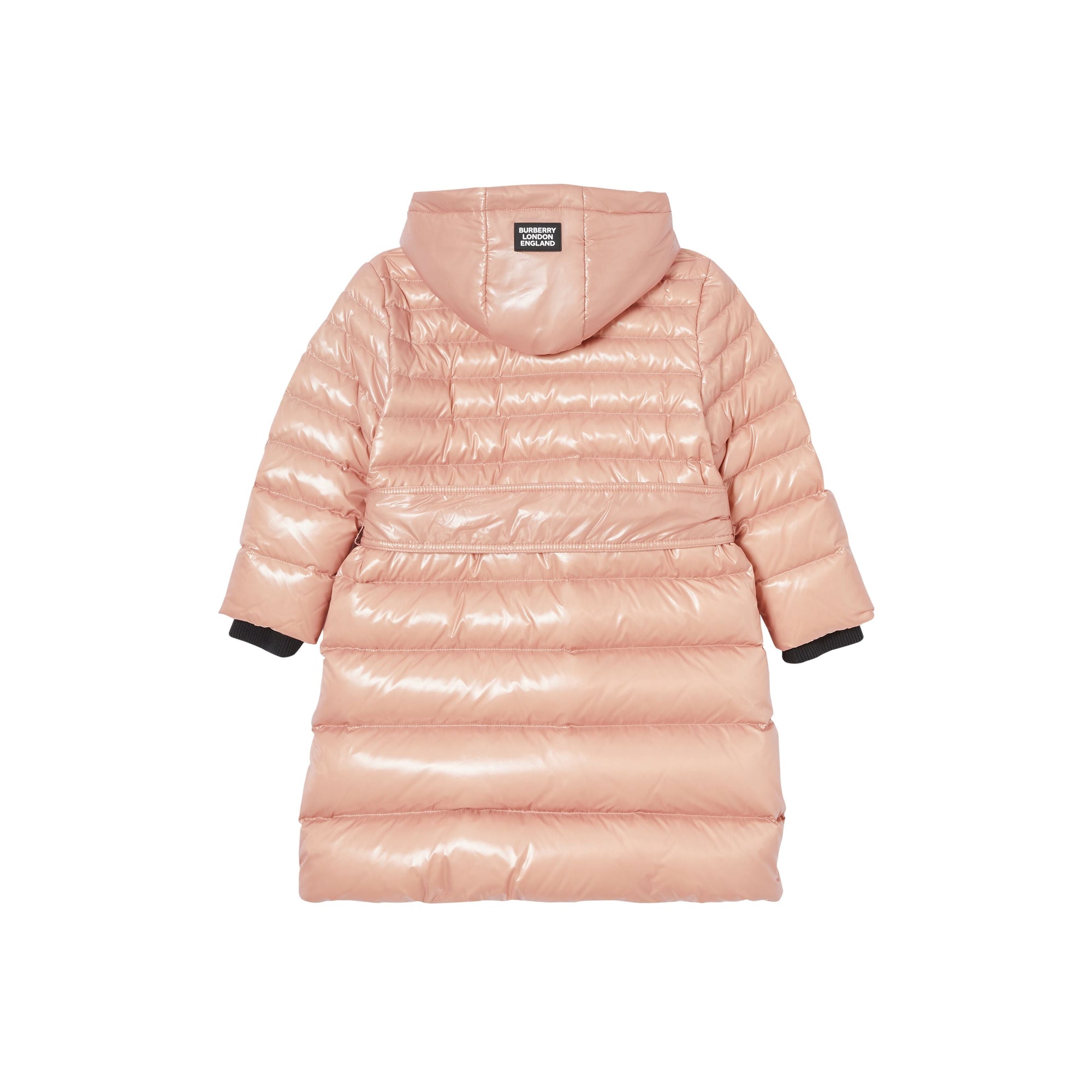 LAVENDER PINK Doudoune rembourrée à capuche avec rayures iconiques