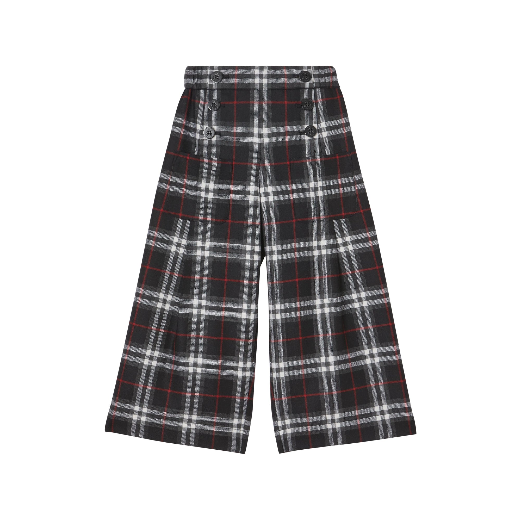 BLACK IP CHK Pantalon de marin en laine Vintage check