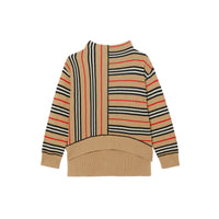 ARCHIVE BEIGE Pull en laine et cachemire à rayures iconiques