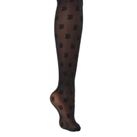 BLACK Collants Monogram