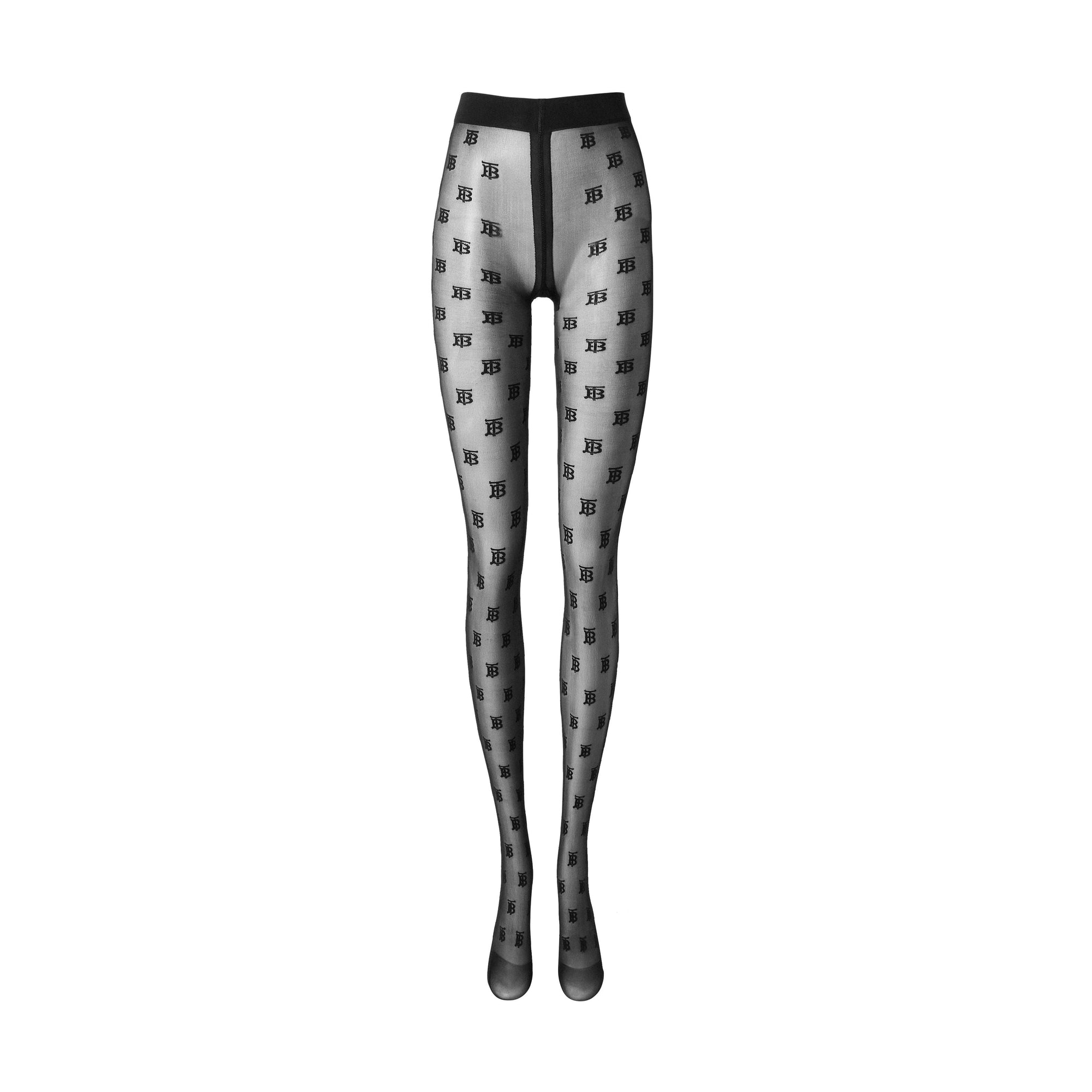 BLACK Collants Monogram