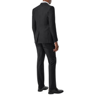 BLACK PATTERN Pantalon de costume classique en flanelle de laine
