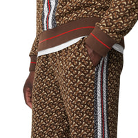 BRIDLE BROWN IP PTTN Pantalon de survêtement en coton rayé Monogram