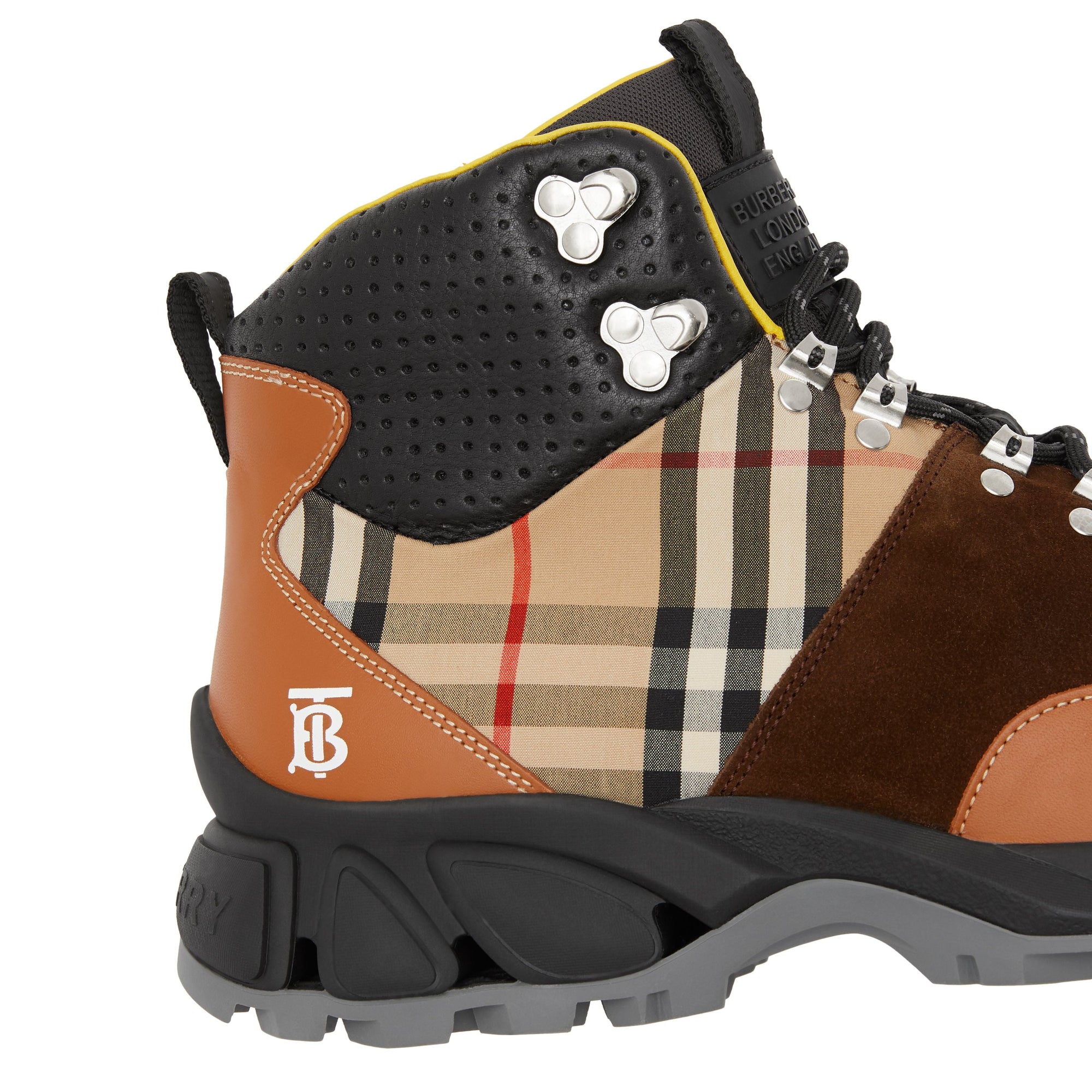 Bottines tor en cuir - Hâle mélangé