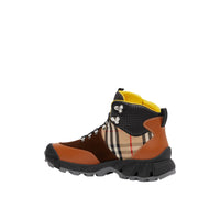 Bottines tor en cuir - Hâle mélangé