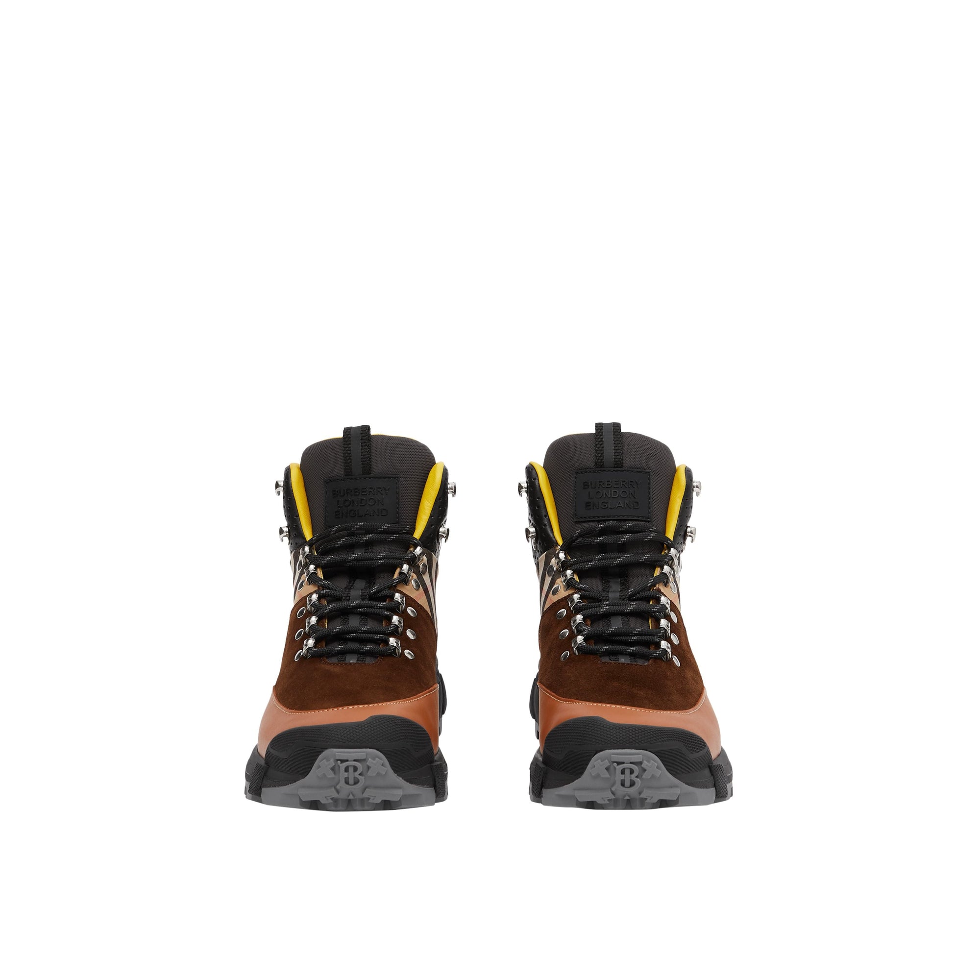 Bottines tor en cuir - Hâle mélangé