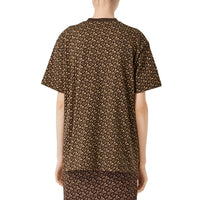 BRIDLE BROWN IP PTTN T-shirt oversize en coton rayé Monogram