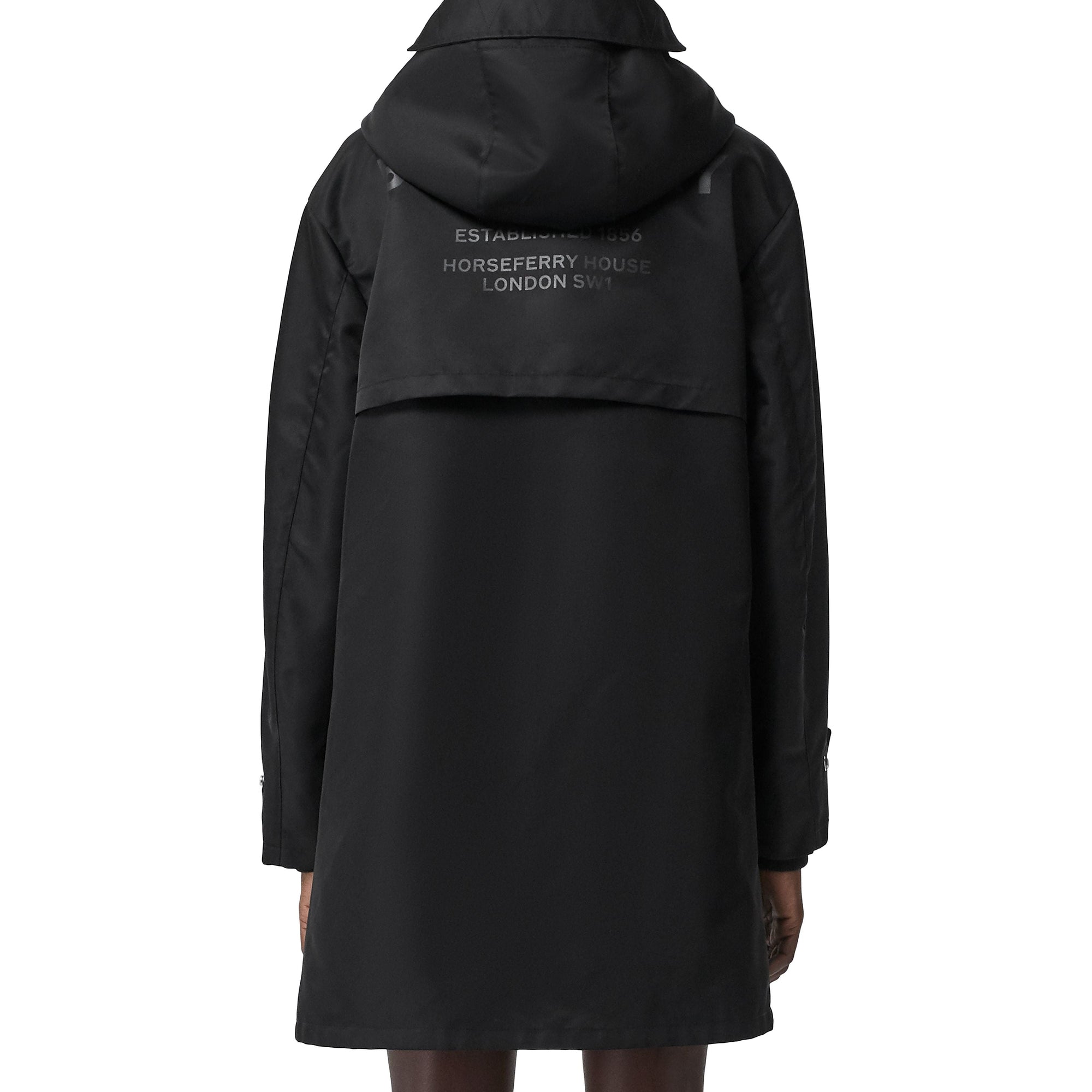 Parka en sergé de nylon Horseferry - Noir